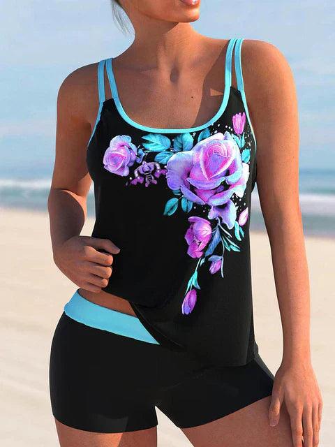 Tankini Set Mit Blumenmuster Für Damen | Sommer