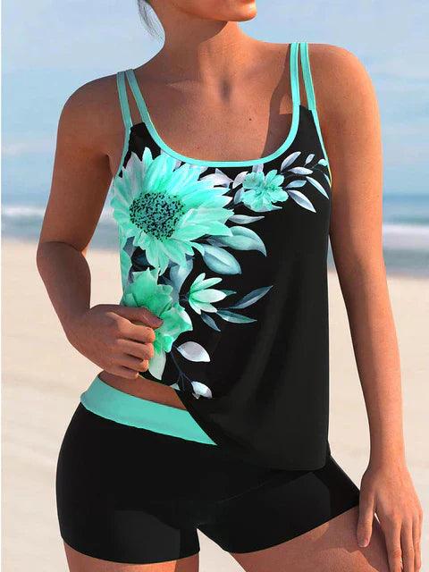 Tankini Set Mit Blumenmuster Für Damen | Sommer