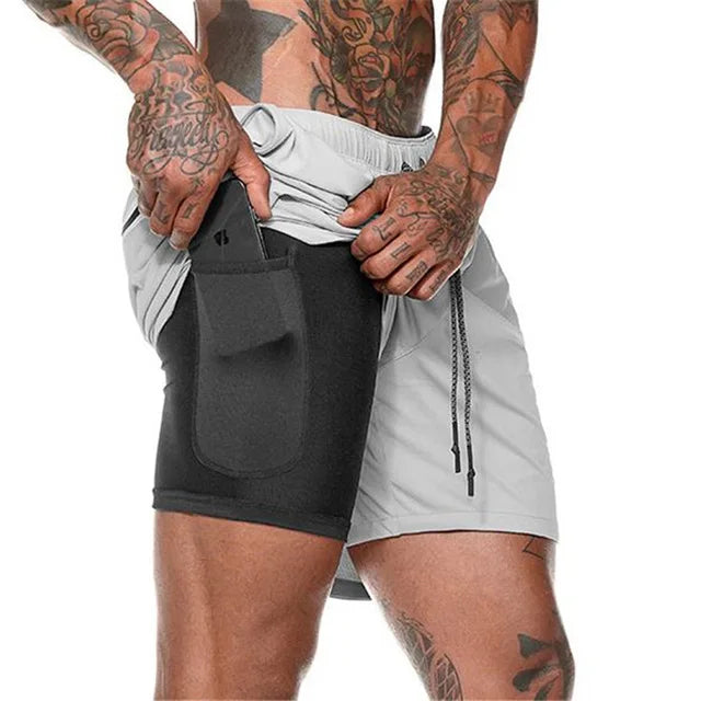 Herren Laufshorts mit doppeltem Layer – Mailand