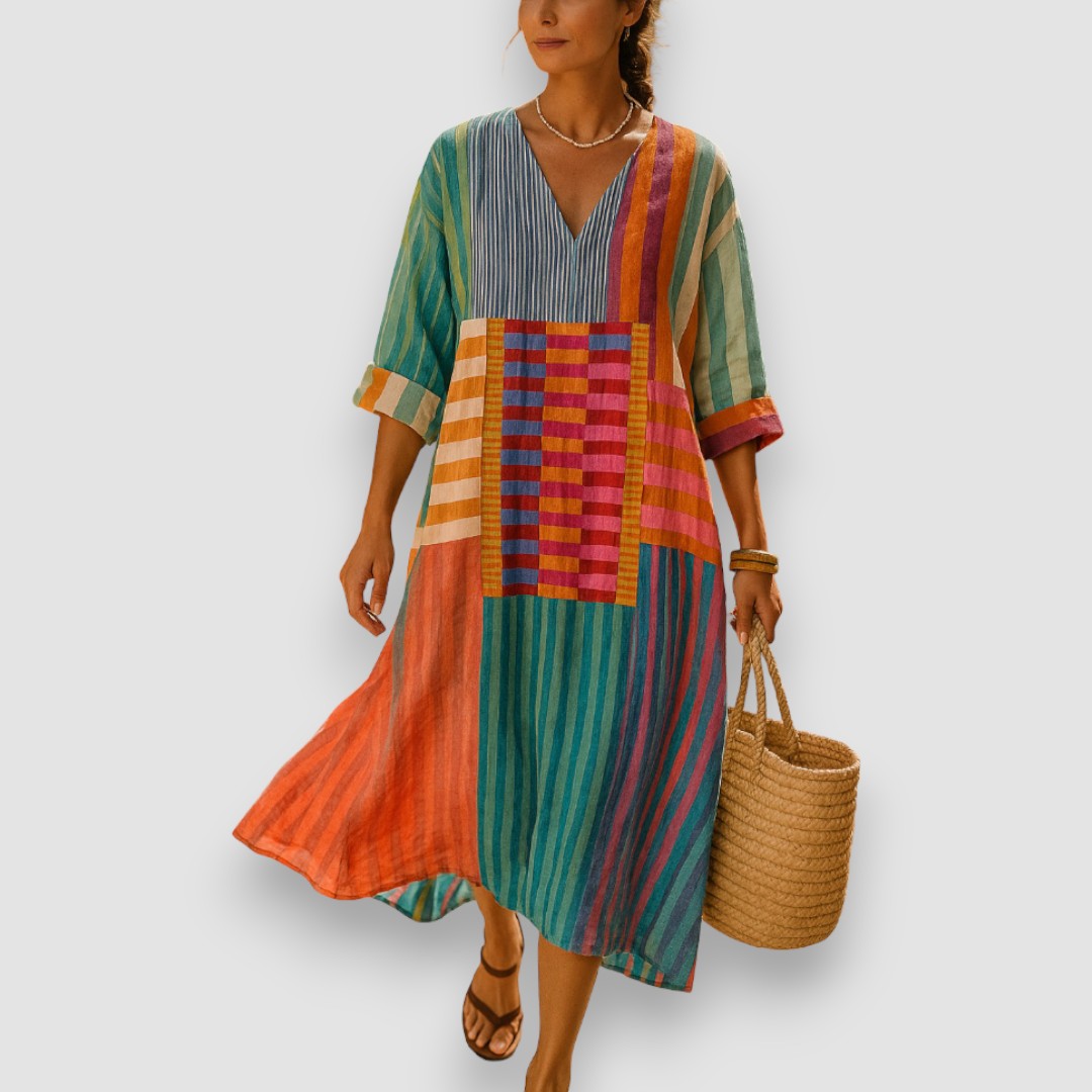 Lia | Elegantes farbiges Kleid