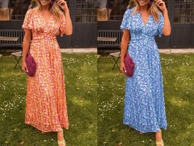 Trudy | Vintage Blumenkleid für Damen