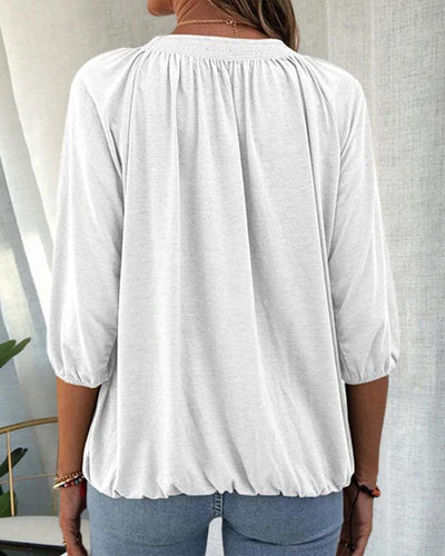Caro™ - Schicke Bluse mit Bischofsärmeln