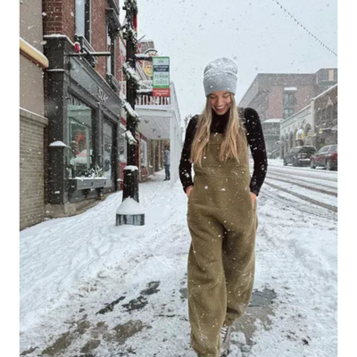 Damen Warme Winter Jumpsuit | Bequeme