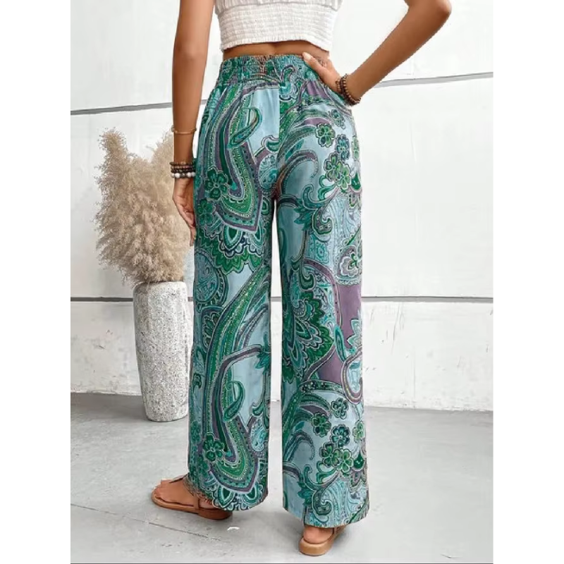 Damenhose Im Boho Stil | Weites Bein