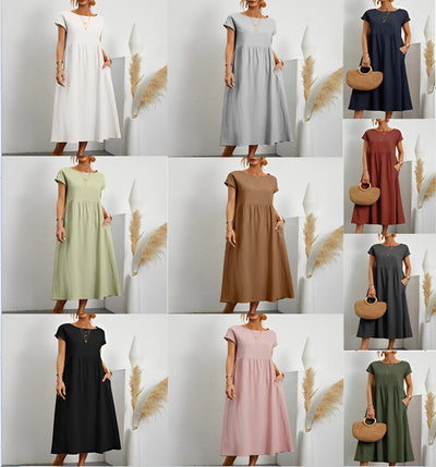 Anabella - Bequemes Sommerkleid mit Taschen