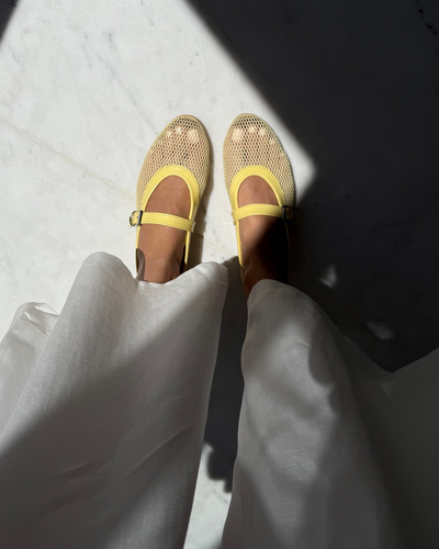 Stephanie | Aeden Paris Mesh Ballettschuhe