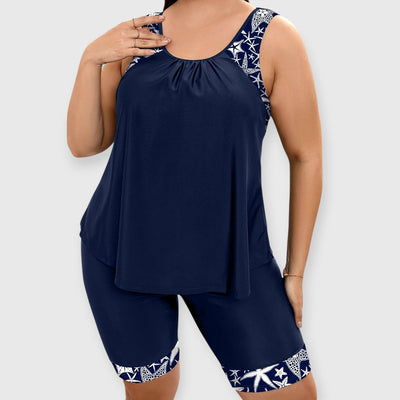 Elsie | Plus Size Tankini Set