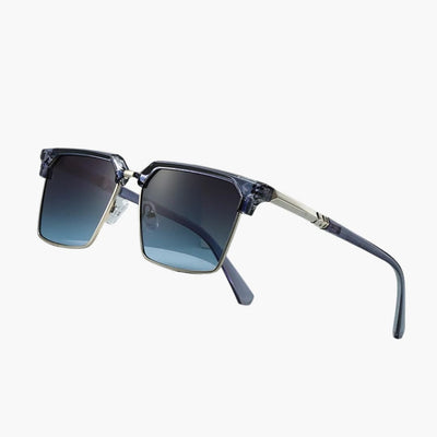 Männer Sonnenbrille mit eckiger Fassung und UV400 Schutz