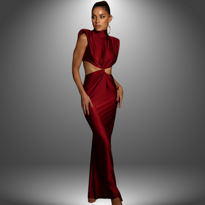 Valentina | Elegantes handgefertigtes langes Kleid