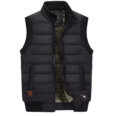 Warme Outdoor Weste mit Futter für Herren