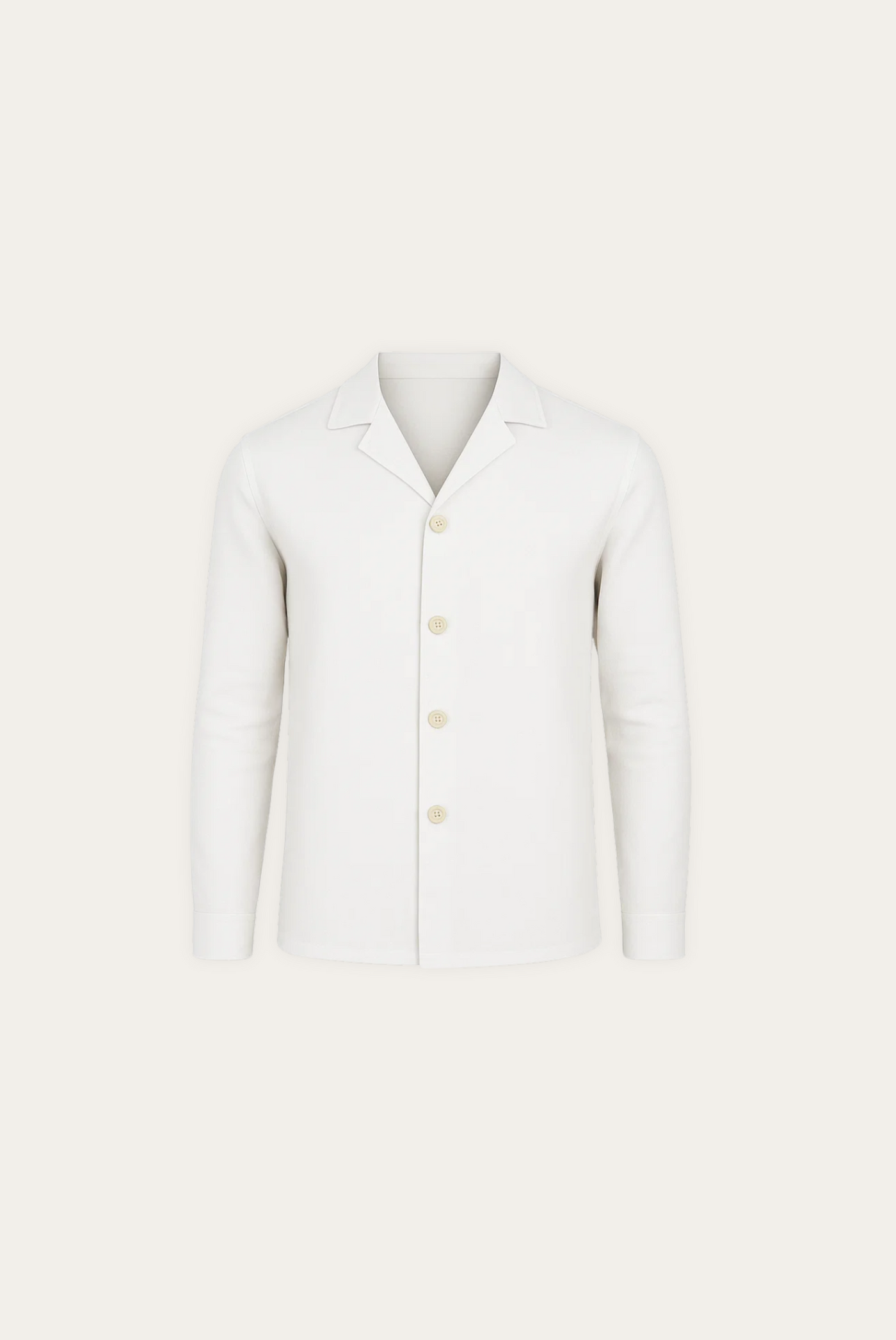 Leichtes & Stilvolles Weißes Leinenhemd für Herren – Lucien