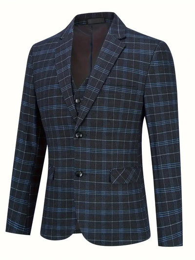 Herren Formell Slim Fit Hochzeitsgast Anzug Set | Zweiteilig