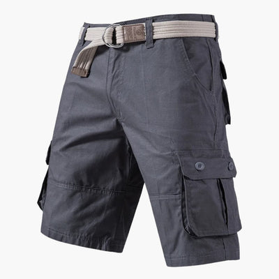 Cargoshorts mit Gürtel und Taschen - für Herren im Freizeitstil