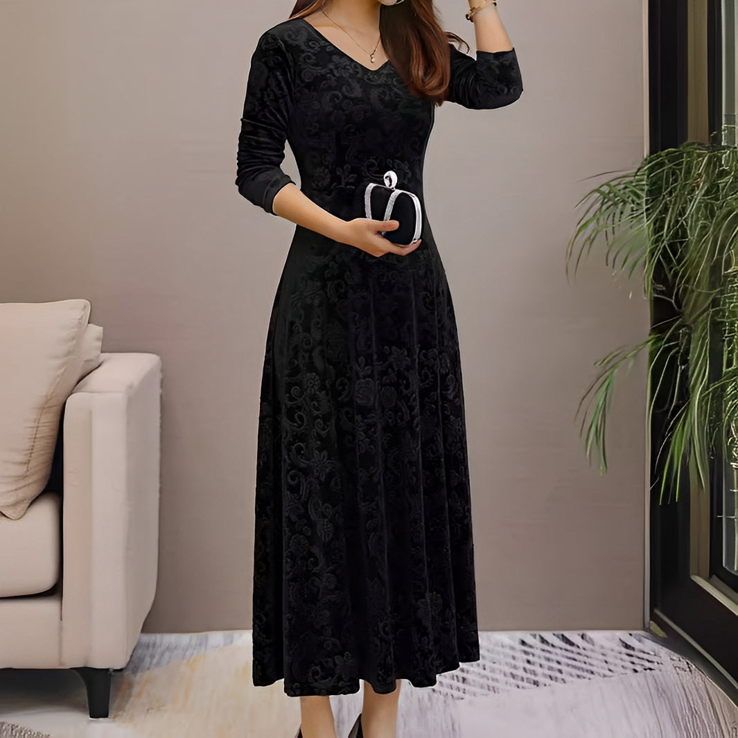 Elliana - Stilvolles Samtkleid für Damen