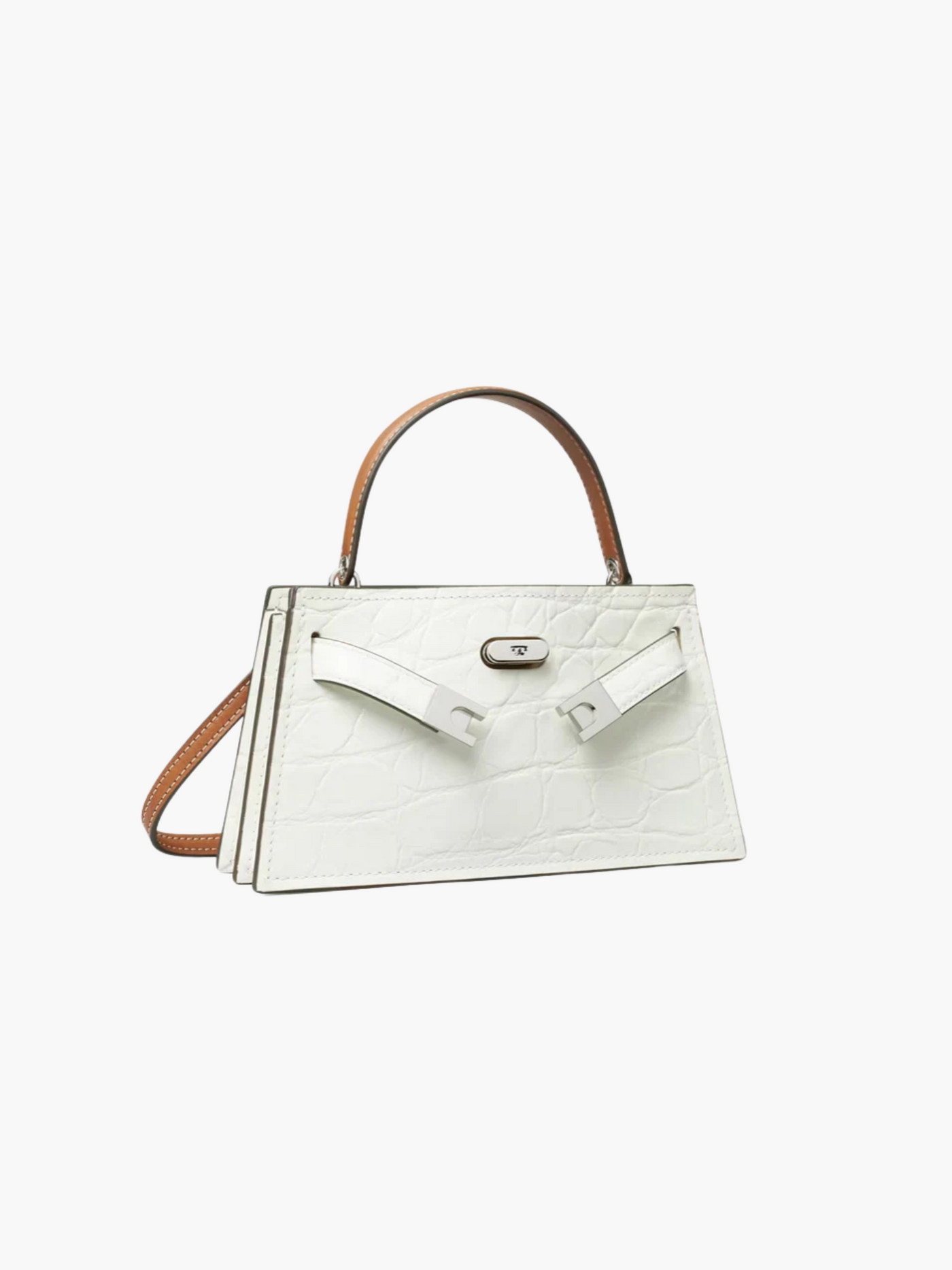 Luxuriöse Krokoprägung Vegan Leder Tasche – Große Schultertasche Damen