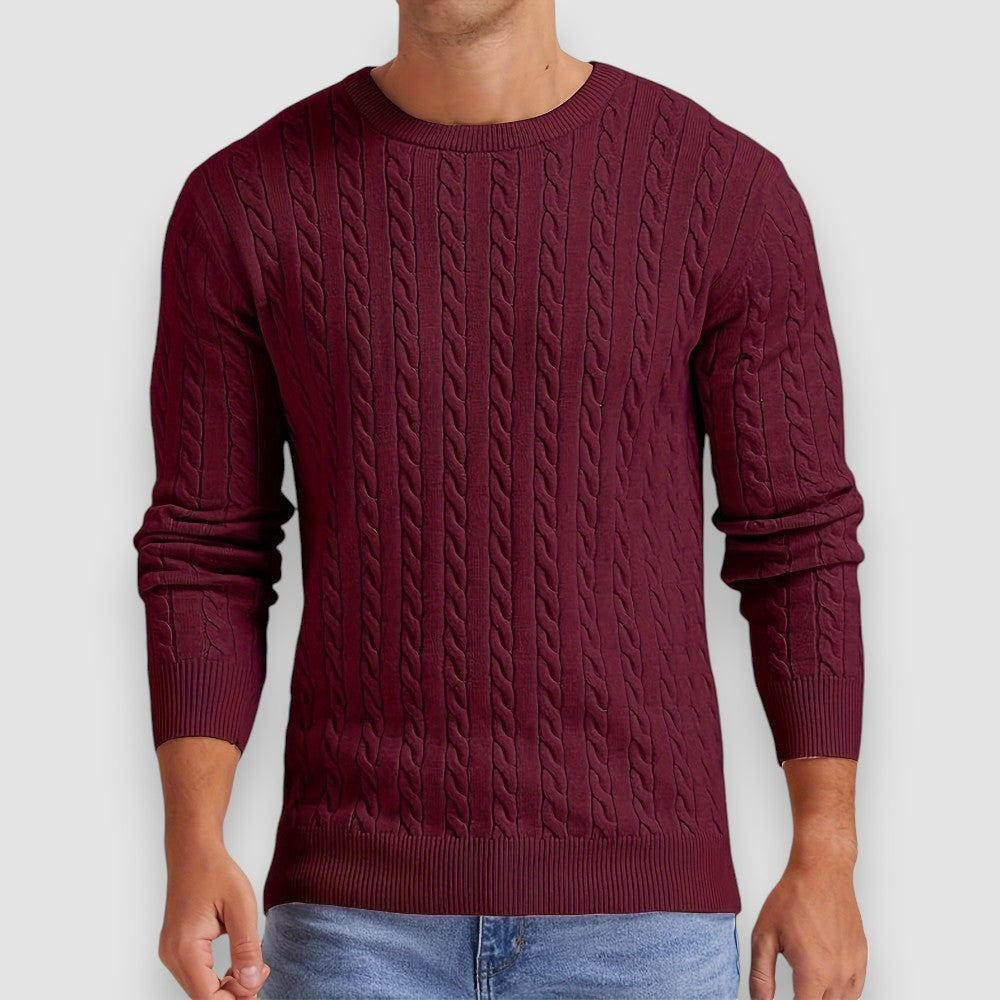 Lizo | Crew Neck Knit Sweater