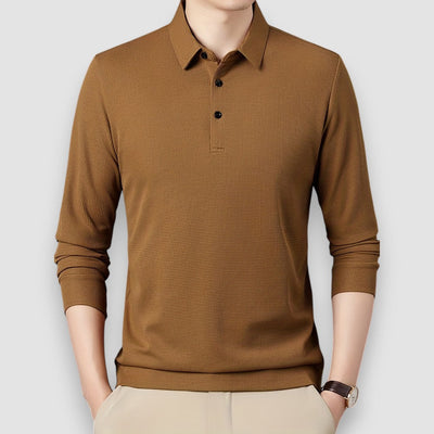 Zeno | Casual Long Sleeve Polo Shirt