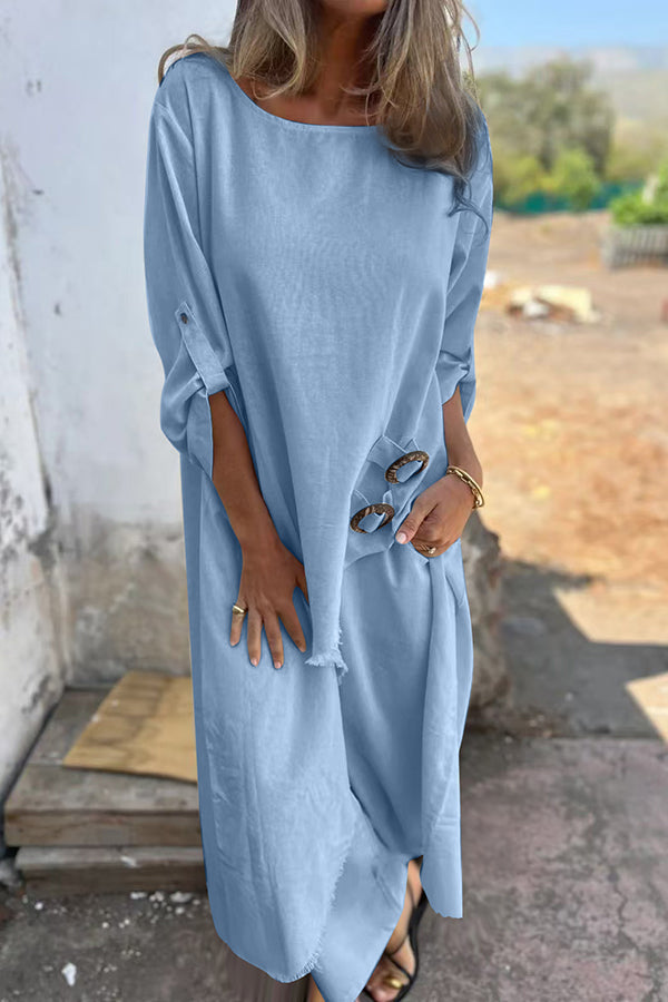 Monika | Mühelos Fließendes Kleid