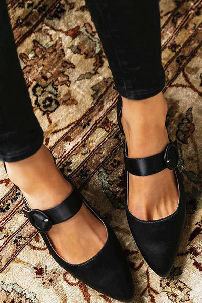 Mirena - Elegante Pumps mit Blockabsatz und Riemen