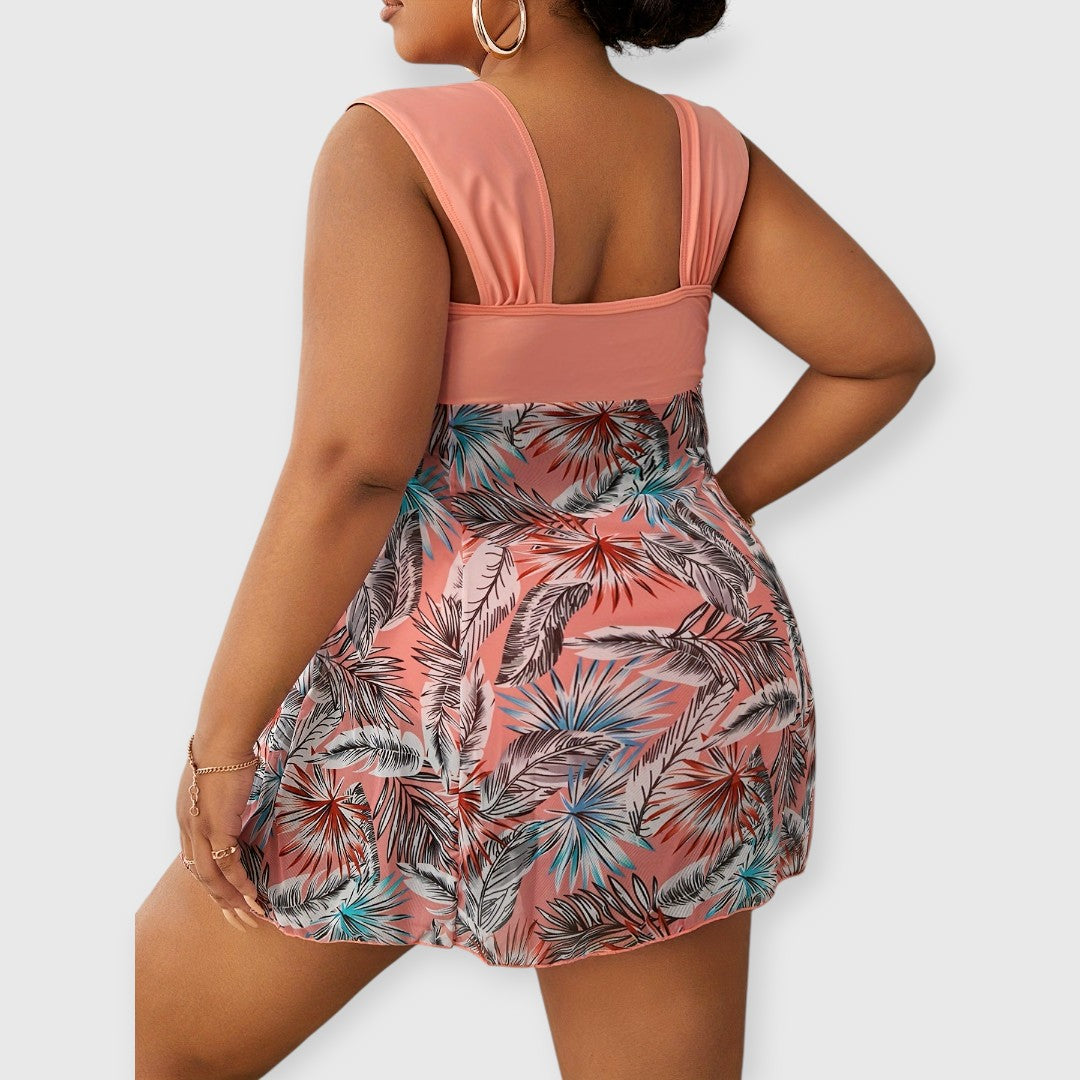 Tavira | Plus Size Tropen Tankini Set