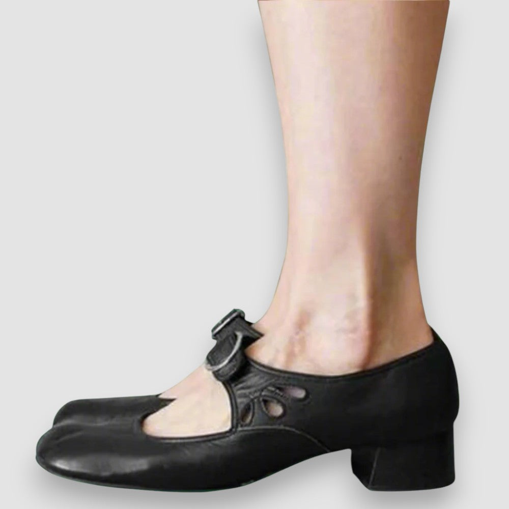 Eline | Orthopädische Ledersandalen mit bequemer Keilsohle