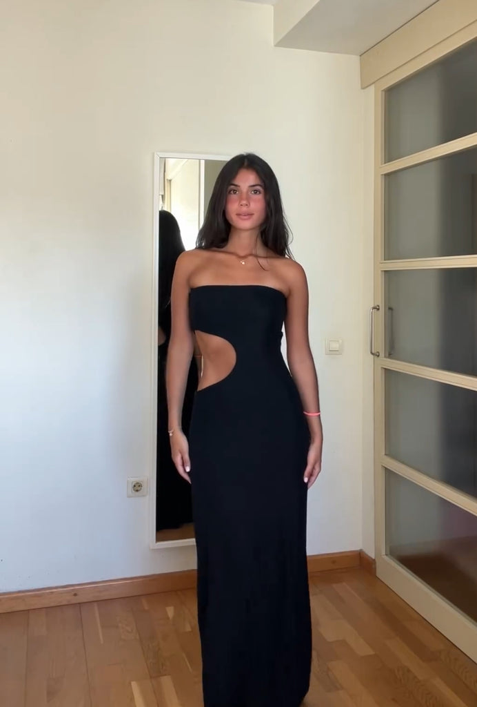 Trendy Bandeau-Sommerkleid mit Stretch-Passform – Viviane