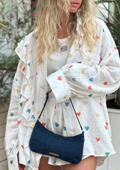 Amira | Herz-Print Zweiteiler-Set – Perfekt für entspannte Sommertage