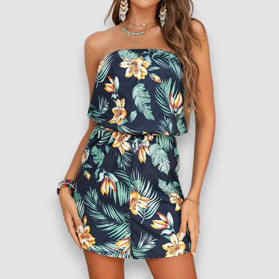 Nova | Tropical Print Jumpsuit