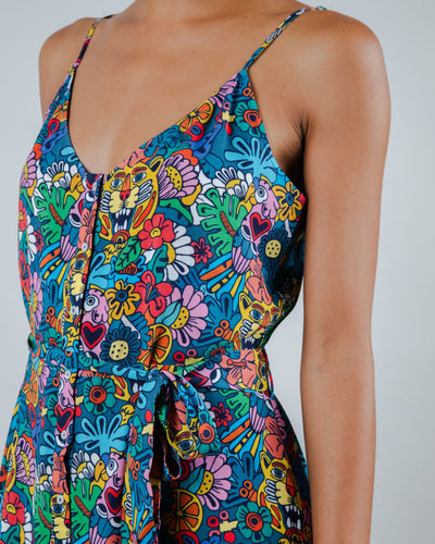 Kenny | Asis Percales Tutti Frutti Trägerkleid