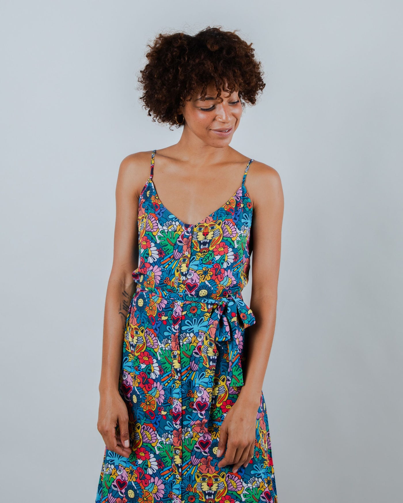 Kenny | Asis Percales Tutti Frutti Trägerkleid