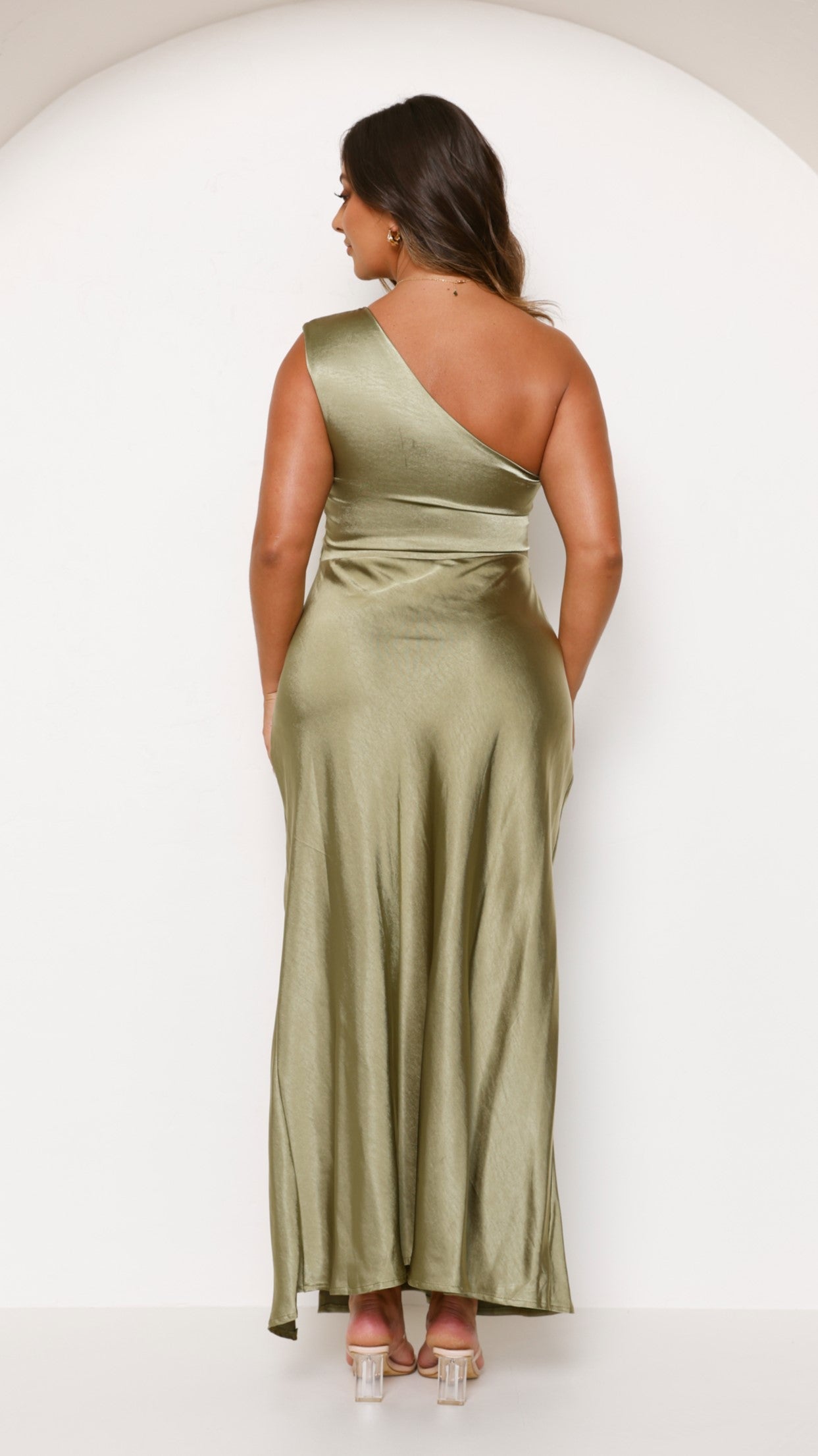 Zane | Victoria Maxikleid - Olive