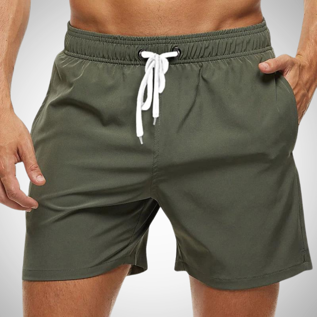 Herren Badeshorts Mit Kordelzug | Bequem