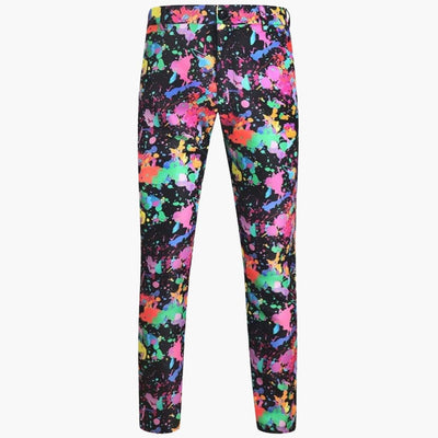 Mehrfarbiger Slim-Fit-Anzug für Herren - Moderner Look