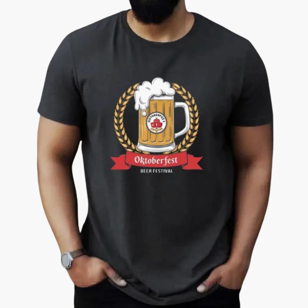 Oktoberfest 2025 Motiv T-Shirt für Herren