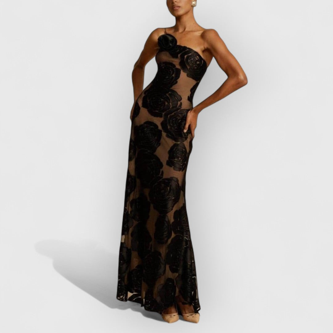 Reina | Premium-Maxikleid mit Blumenmuster