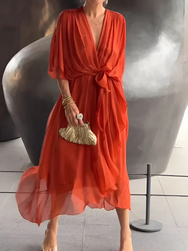 Seraphina | Festliches Damenkleid – Elegante Baumwolle