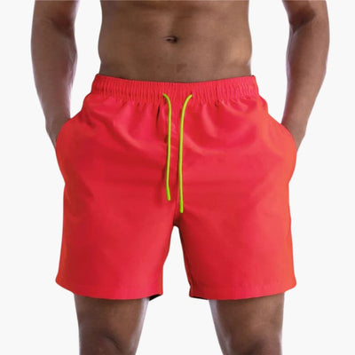 Herren Badeshorts mit Kordelzug und Seitentaschen