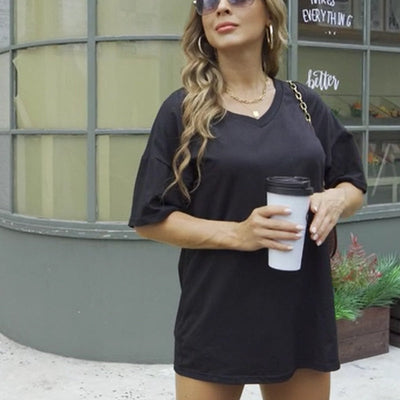 Earl | Sommerangebot 2025💜Damenbluse mit Herzchenausschnitt