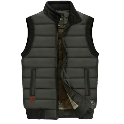 Warme Outdoor Weste mit Futter für Herren