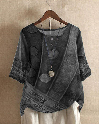 Vintage Boho Top - Leicht und Schick