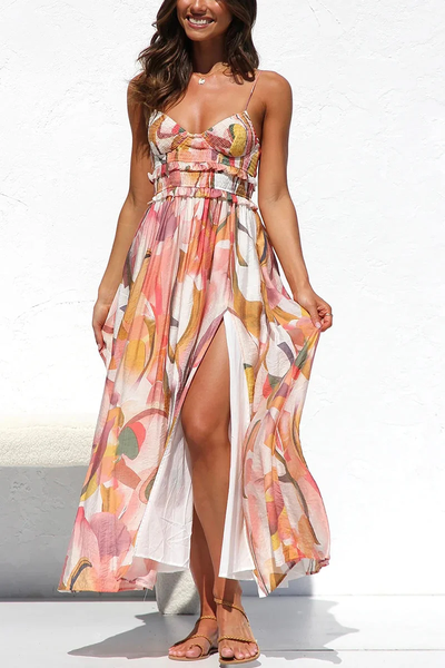 Rosea Kleid mit Print