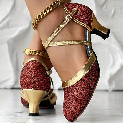 Taleia - Elegante Sandale Mit Klobigem Absatz