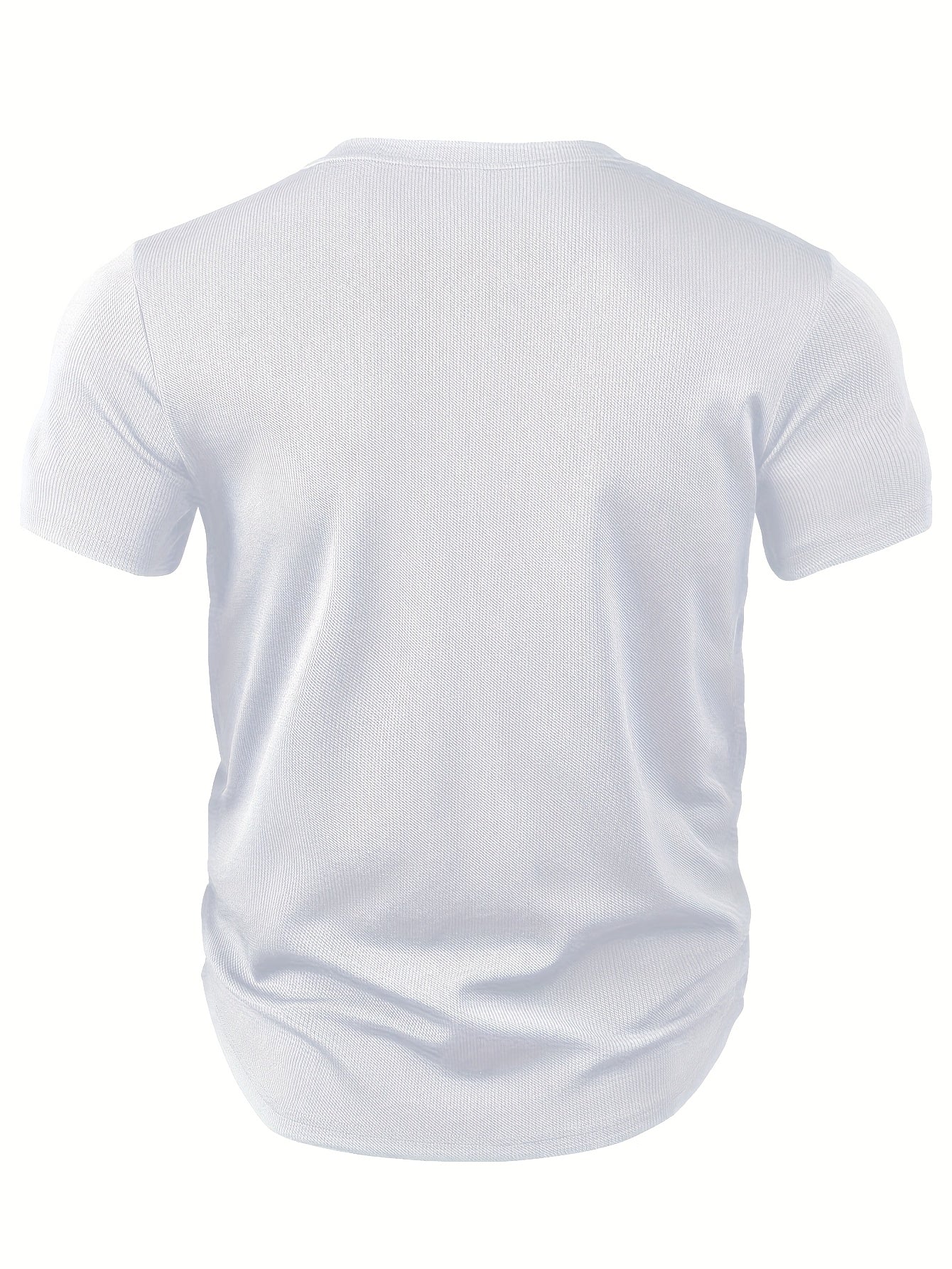 Herren T-Shirt mit tiefem V-Ausschnitt und Struktur – Rafael