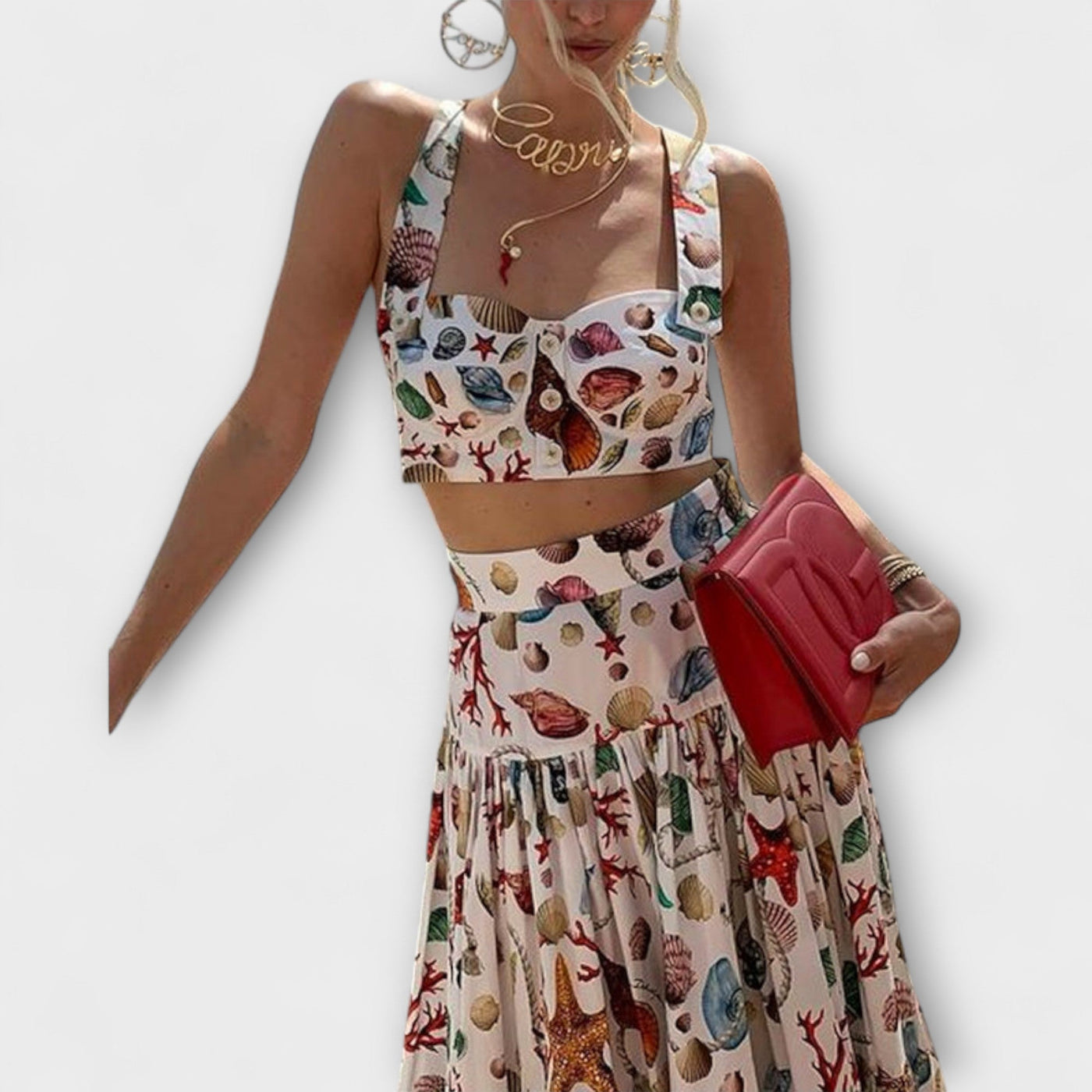 Heather - Elegantes Zweiteiliges Rock-Set