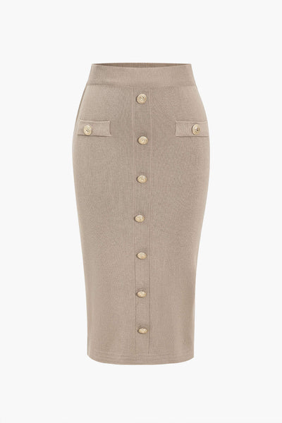 Charlotte | Strick-Set mit Cardigan & Bleistiftrock