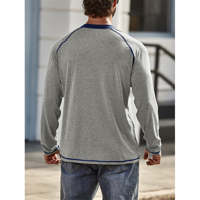 Bawełniana koszulka Henley