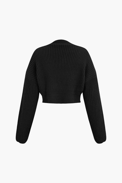 Klara | Elegantes Strick-Set mit Wickel-Oberteil & Bleistiftrock