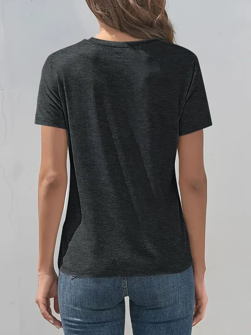 Vitaliya - Lässiges T-Hemd Mit Kurzen Ärmeln