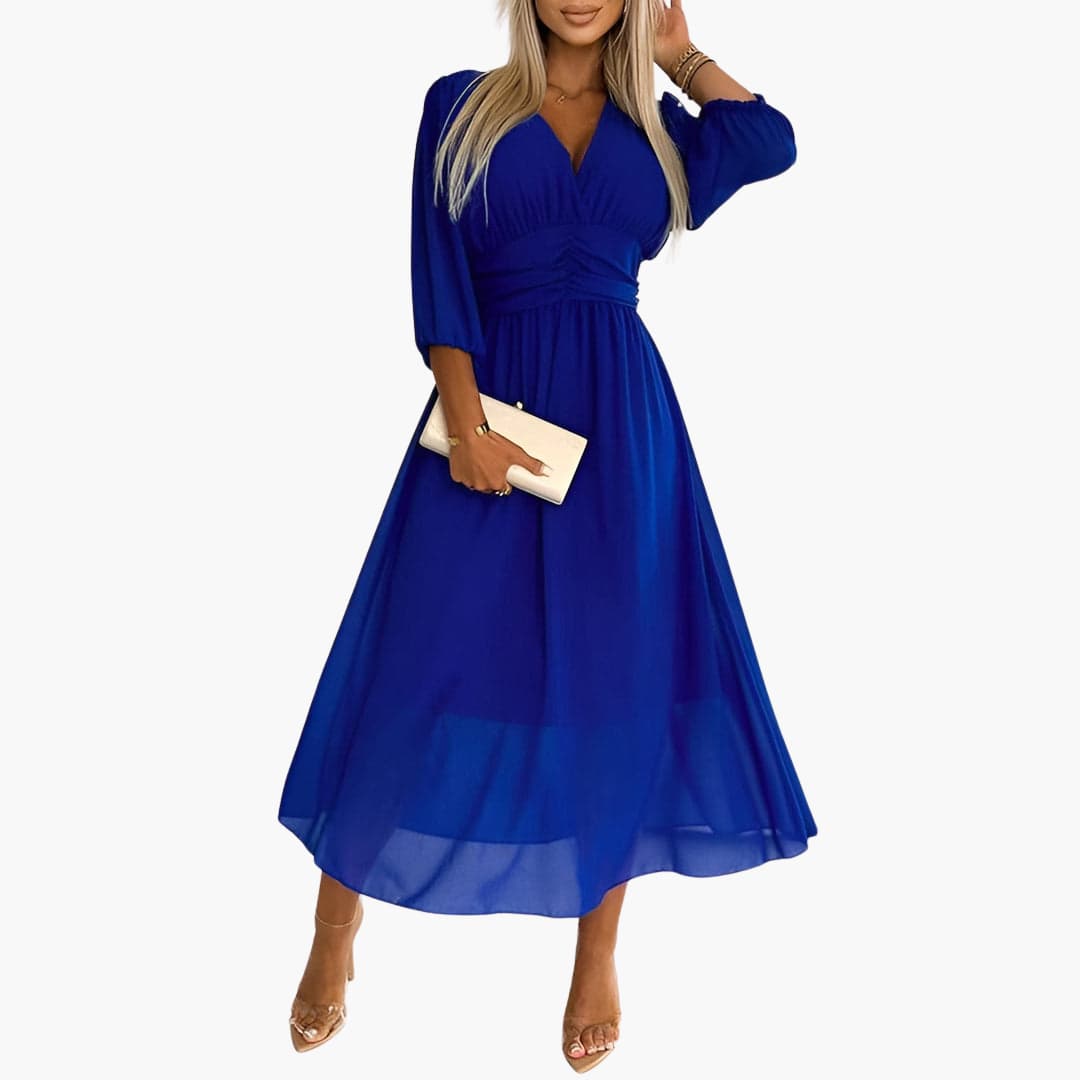 Leichtes Chiffonkleid - Luftiges Damen Sommerkleid elegant