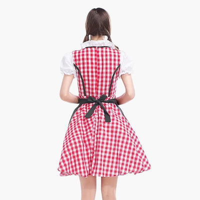 Dirndl kleid mit Schürze für Damen - Oktoberfest 2025